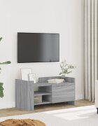 vidaXL ТВ шкаф сив сонома 80x35x40 см инженерно дърво