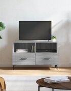 vidaXL ТВ шкаф сив сонома 80x36x50 см инженерно дърво