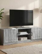 vidaXL ТВ шкаф Сива сонома 150 x 31 x 47 см Инженерна дървесина