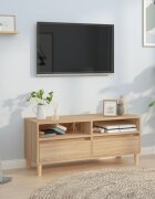 vidaXL ТВ шкаф сонома дъб 100x345x445 см инженерно дърво
