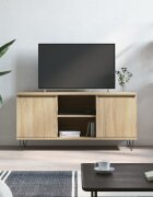 vidaXL ТВ шкаф сонома дъб 104x35x50 см инженерно дърво