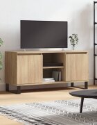 vidaXL ТВ шкаф сонома дъб 104x35x50 см инженерно дърво