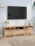vidaXL ТВ шкаф сонома дъб 150x30x445 см инженерно дърво