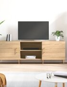 vidaXL ТВ шкаф сонома дъб 150x30x50 см инженерно дърво