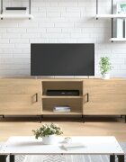 vidaXL ТВ шкаф сонома дъб 150x30x50 см инженерно дърво