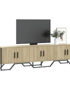 vidaXL ТВ шкаф сонома дъб 180x34x41 см инженерно дърво