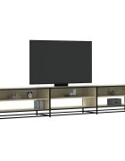 vidaXL ТВ шкаф сонома дъб 270x40x46 см инженерно дърво