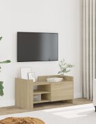 vidaXL ТВ шкаф сонома дъб 80x35x40 см инженерно дърво