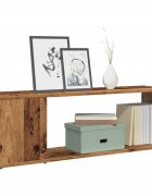vidaXL ТВ шкаф старо дърво 100x24x32 см инженерно дърво