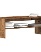 vidaXL ТВ шкаф старо дърво 100x40x40 см инженерно дърво