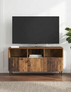 vidaXL ТВ шкаф Старо дърво 102 x 345 x 50 см Инженерна дървесина