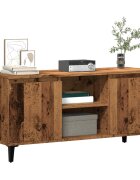 vidaXL ТВ шкаф Старо дърво 102x35x50 cm Инженерна дървесина