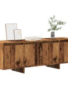 vidaXL ТВ шкаф старо дърво 120x30x405 см инженерно дърво