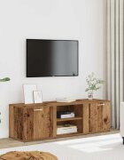 vidaXL ТВ шкаф Старо дърво 120x34x37 cm Инженерна дървесина