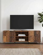 vidaXL ТВ шкаф Старо дърво 150 x 31 x 52 см Инженерна дървесина