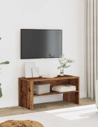 vidaXL ТВ шкаф старо дърво 80x40x40 см ПДЧ