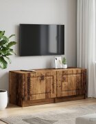vidaXL ТВ шкаф Старо дърво Инженерна дървесина