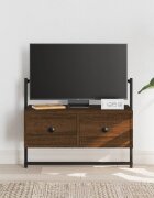 vidaXL ТВ шкаф стенен монтаж кафяв дъб 605x30x51 см инженерно дърво