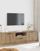 vidaXL ТВ шкаф занаятчийски дъб 140x35x40 см инженерно дърво