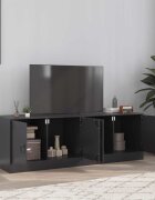 vidaXL ТВ шкафове 2 бр антрацит 67x39x44 см стомана