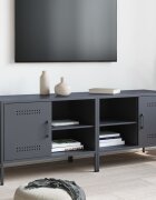 vidaXL ТВ шкафове 2 бр антрацит 68x39x505 см стомана