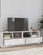 vidaXL ТВ шкафове 2 бр бели 67x39х44 см стомана