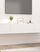 vidaXL ТВ шкафове 2 бр бели 80x30x30 см инженерно дърво