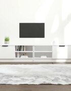 vidaXL ТВ шкафове 2 бр бели 80x35x365 см инженерно дърво