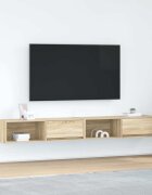vidaXL ТВ шкафове 2 бр дъб сонома 100x31x255 см инженерно дърво