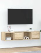 vidaXL ТВ шкафове 2 бр дъб сонома 60x31x255 см инженерно дърво
