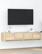 vidaXL ТВ шкафове 2 бр дъб сонома 60x31x255 см инженерно дърво