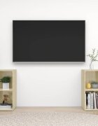 vidaXL ТВ шкафове 2 бр дъб сонома 72x35x365 см инженерно дърво