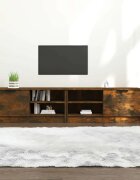 vidaXL ТВ шкафове 2 бр Опушен дъб 80x35x365 см инженерно дърво