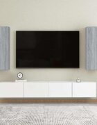 vidaXL ТВ шкафове 2 бр сив сонома 305x30x90 см инженерно дърво