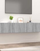 vidaXL ТВ шкафове 2 бр сив сонома 80x30x30 см инженерно дърво