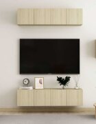 vidaXL ТВ шкафове 4 бр дъб сонома 60x30x30 см инженерно дърво