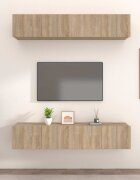 vidaXL ТВ шкафове 4 бр дъб сонома 80x30x30 см инженерно дърво