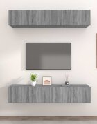 vidaXL ТВ шкафове 4 бр сив сонома 80x30x30 см инженерно дърво