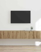 vidaXL TV стенен шкаф 2 бр. Дъб Артизан Инженерна дървесина