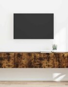 vidaXL TV стенен шкаф 2 бр. Димян дъб Инженерна дървесина