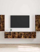 vidaXL TV стенен шкаф 2 бр. Димян дъб Инженерна дървесина