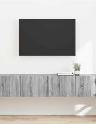 vidaXL TV стенен шкаф 2 бр. Сив Сонома Инженерна дървесина