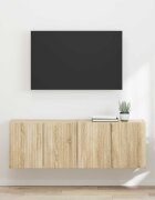 vidaXL TV стенен шкаф 2 бр. Сонома дъб Инженерна дървесина