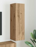 vidaXL TV стенен шкаф 30 x 31 x 100 см Дъб Артизан Инженерна дървесина