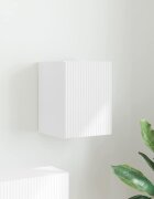 vidaXL TV стенен шкаф 30 x 31 x 40 см Бяло Инженерна дървесина
