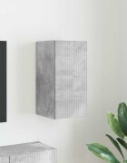 vidaXL TV стенен шкаф 30 x 31 x 60 см Бетон Инженерна дървесина