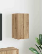 vidaXL TV стенен шкаф 30 x 31 x 60 см Дъб Артизан Инженерна дървесина