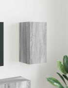 vidaXL TV стенен шкаф 30 x 31 x 60 см Сив Сонома Инженерна дървесина