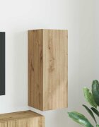 vidaXL TV стенен шкаф 30 x 31 x 80 см Дъб Артизан Инженерна дървесина