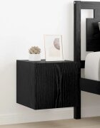 vidaXL TV стенен шкаф 305 x 35 x 30 cm Черния дъб Инженерна дървесина